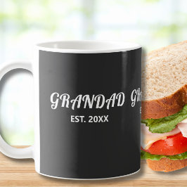 太字の白いタイポグラフィでおじいちゃんになりました コーヒーマグカップ