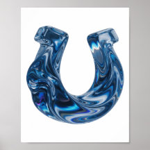 太字の青いWATERテキストデザイン