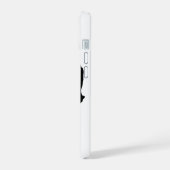 太字ケース、キャットマーク iPhone 15ケース (左側面)
