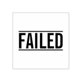 太字スタイル - 失敗 - 企業/会社 ラバースタンプ (インプリント)