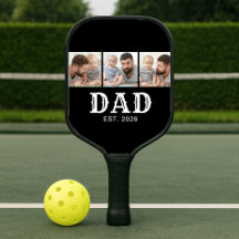 太字タイポグラフィーが目立つ「Dad Established」ブラックの3枚の写真