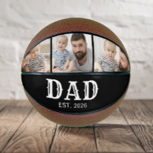 太字タイポグラフィーで「Dad Established」ブラック 3枚の写真