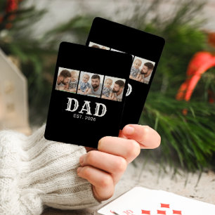 太字タイポDad Established ブラック 3 写真 トランプ