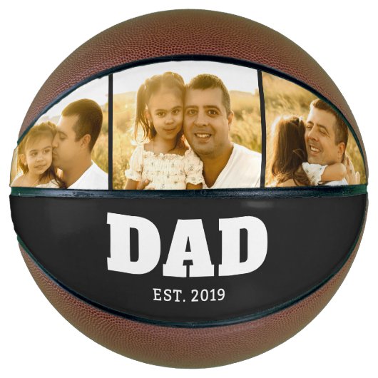 太字ブラックのDad Established 3枚の写真 バスケットボール (正面)