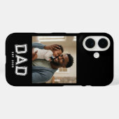 太字ブラックフォト Dad Established Case-Mate iPhoneケース (裏面 (横))