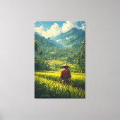 太平の収穫 キャンバスプリント (正面)