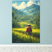 太平の収穫 キャンバスプリント (インサイチュ (ウッドフロア))