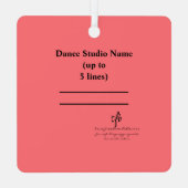 太平洋さけ又はなしシューズ メタルオーナメント (裏面)