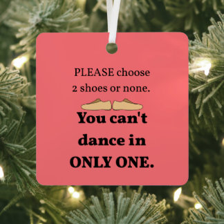 太平洋さけ又はなしシューズ メタルオーナメント