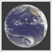 太平洋に3つの熱帯低気圧がある地球。 シール (正面)