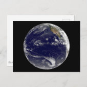 太平洋に3つの熱帯低気圧がある地球。 ポストカード (正面/裏面)