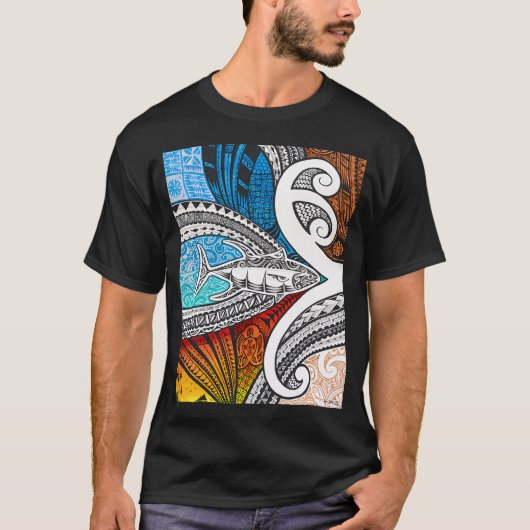 太平洋のまぐろ Tシャツ (正面)