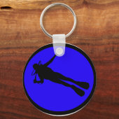 太平洋のスキューバ キーホルダー (正面)