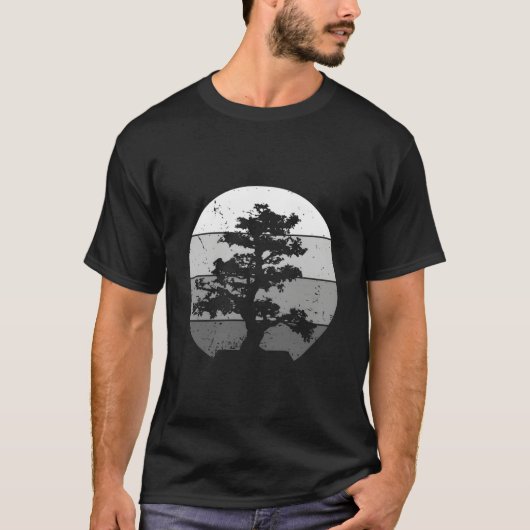 太平洋のビーチの盆栽の太陽 Tシャツ (正面)