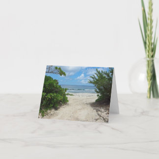 太平洋のメッセージカードへの道 カード