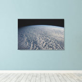 太平洋の上に層塔雲が立つ海。 キャンバスプリント (インサイチュ (ウッドフロア))