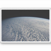 太平洋の上に層塔雲が立つ海。 シール (正面)