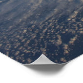 太平洋の上に層塔雲が立つ海。 ポスター (角)