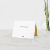 太平洋の北西のブランク挨拶カリフォルニアのForrest カード (裏面)