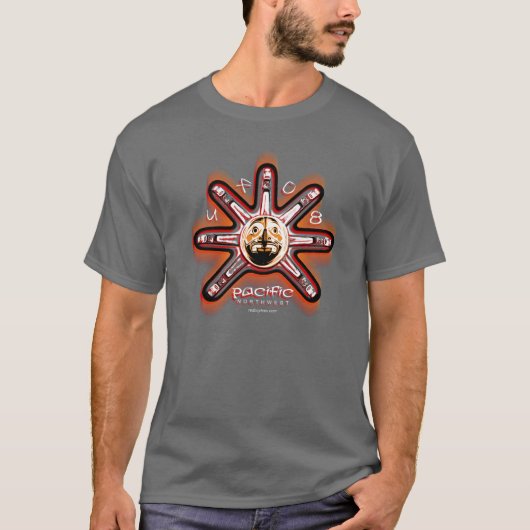 太平洋の北西都会人 Tシャツ (正面)