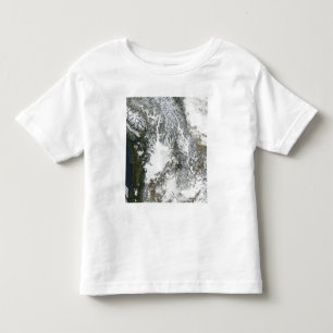 太平洋の北西(本当のcolの霧そして雪 トドラーTシャツ