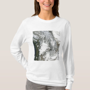 太平洋の北西(本当のcolの霧そして雪 tシャツ
