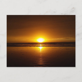 太平洋の夕日海... ポストカード