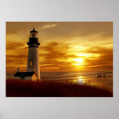 太平洋の夕日 ポスター (正面)