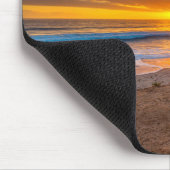 太平洋の夕焼け海 マウスパッド (コーナー)