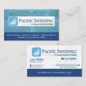 太平洋の掃除 名刺 (正面/裏面)