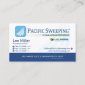 太平洋の掃除-携帯電話 名刺 (裏面)