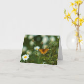 太平洋の油濁蝶 カード (黄色い花)