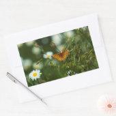 太平洋の油濁蝶 長方形シール (封筒)