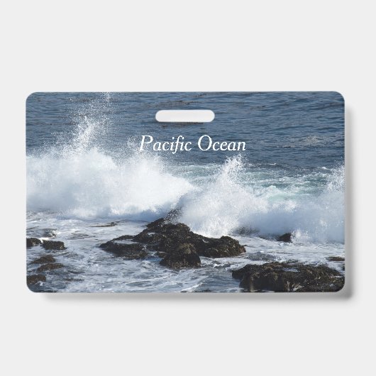 太平洋の海 バッジ (正面)