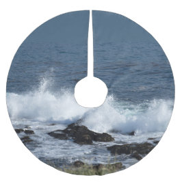 太平洋の海 ブラッシュドポリエステルツリースカート