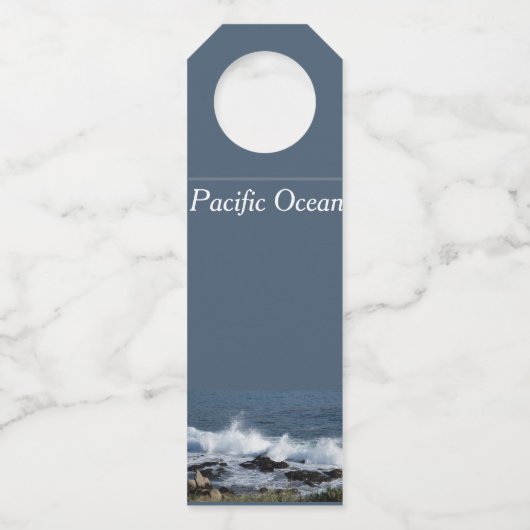 太平洋の海 ボトルネックタグ (正面)