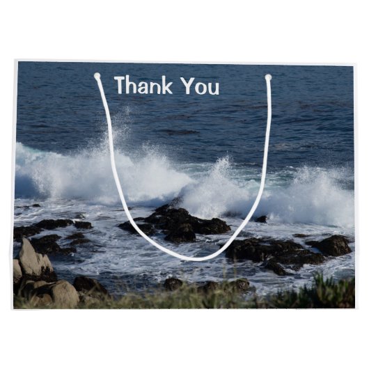 太平洋の海 ラージペーパーバッグ (裏面)