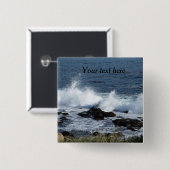 太平洋の海 缶バッジ (正面&裏面)