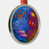 太平洋の珊瑚礁の魚のオーナメント メタルオーナメント (右)