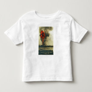 太平洋の自然のままのな噴出油井FireFellows、カリフォルニアの眺め トドラーTシャツ