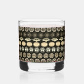 太平洋の電気岩ガラス ウイスキーグラス (裏面)