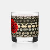 太平洋の電気岩ガラス ウイスキーグラス (左)