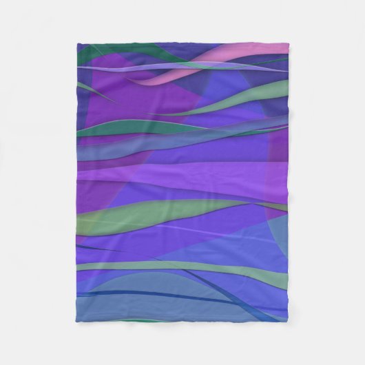 太平洋の風 フリースブランケット (正面)