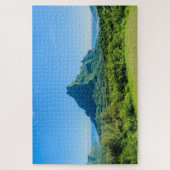 太平洋のMooreaの熱帯緑の島 ジグソーパズル (縦)