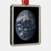 太平洋を中心とした全地球海 メタルオーナメント (右)