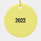 太平洋ビーチサンセットフォトセラミックオーナメント セラミックオーナメント (裏面)