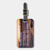 太平洋ビーチサンセット ラゲッジタグ (正面縦)