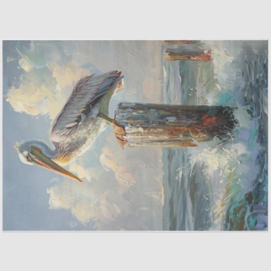 太平洋ペリカン 薄葉紙 (正面)