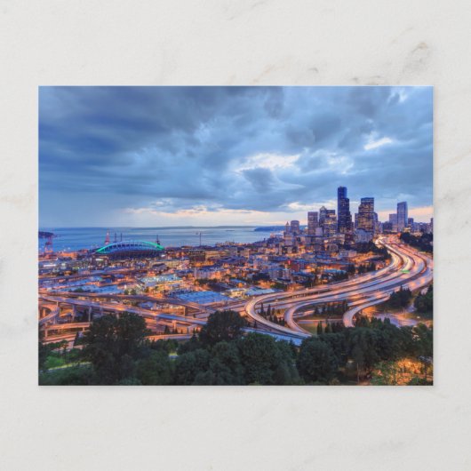 太平洋中央ビーコンヒルからの眺め ポストカード (正面)