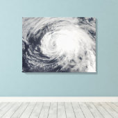 太平洋中部の熱帯性風雨 キャンバスプリント (インサイチュ (ウッドフロア))